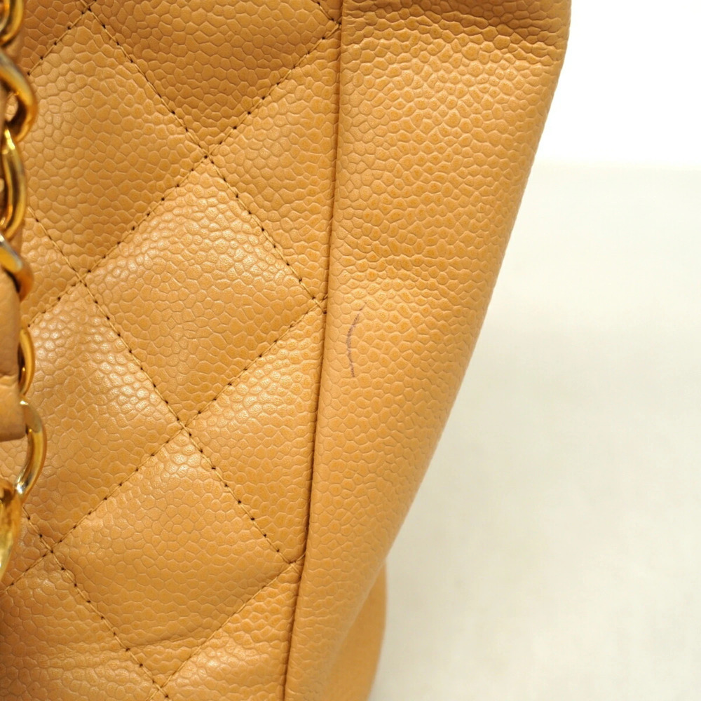 CHANEL Cream Caviar Leather Tote Bag - Picture 10 of 11